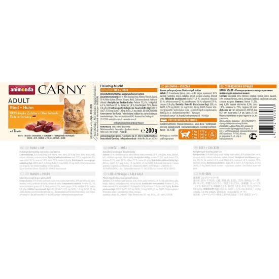 Animonda Carny Adult Cat Food - Wet food for adult cats, customisable Animonda Carny Adult Cat Food - Wet food for adult cats, customisable