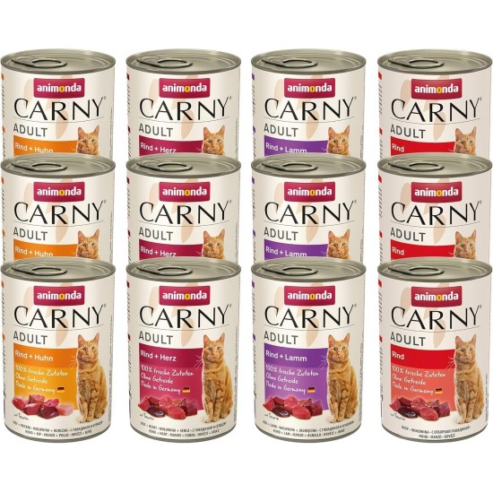 Animonda Carny Adult Cat Food - Wet food for adult cats, customisable Animonda Carny Adult Cat Food - Wet food for adult cats, customisable