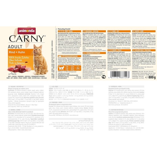 Animonda Carny Adult Cat Food - Wet food for adult cats, customisable Animonda Carny Adult Cat Food - Wet food for adult cats, customisable