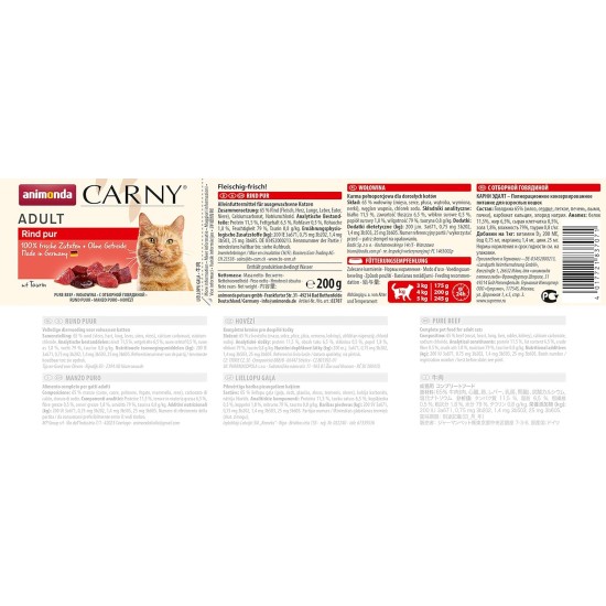 Animonda Carny Adult Cat Food - Wet food for adult cats, customisable Animonda Carny Adult Cat Food - Wet food for adult cats, customisable