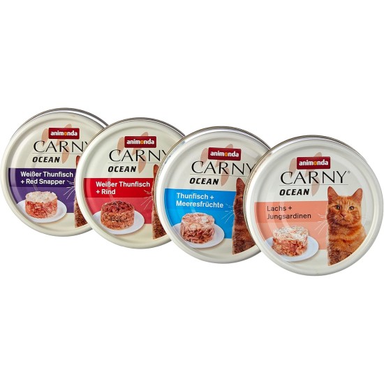 Animonda Carny Ocean Adult Cat Wet Food - Various Flavours, 1 Animonda Carny Ocean Adult Cat Wet Food - Various Flavours, 1