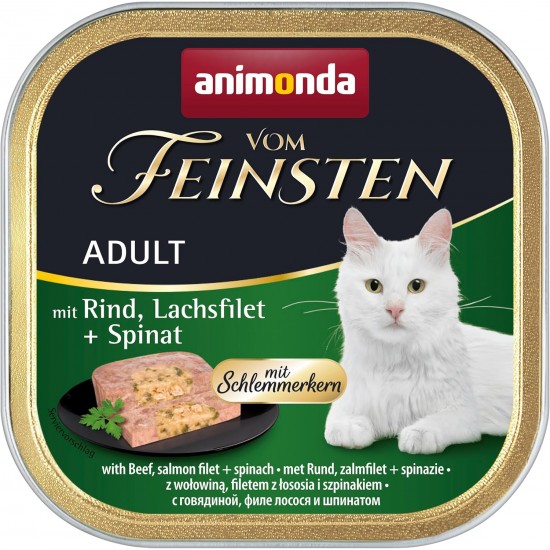 Animonda Vom Feinsten Adult Cat Food, Wet Food for Adult Cats, Gourmet Core with Turkey, Chicken Breast + Herbs, 6 x 100 g Animonda Vom Feinsten Adult Cat Food, Wet Food for Adult Cats, Gourmet Core with Turkey, Chicken Breast + Herbs, 6 x 100 g