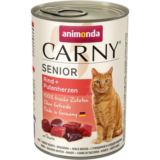 Animonda cat food Carny Senior beef + chicken with cheese, 6-pack (6 x 200 g) Animonda cat food Carny Senior beef + chicken with cheese, 6-pack (6 x 200 g)