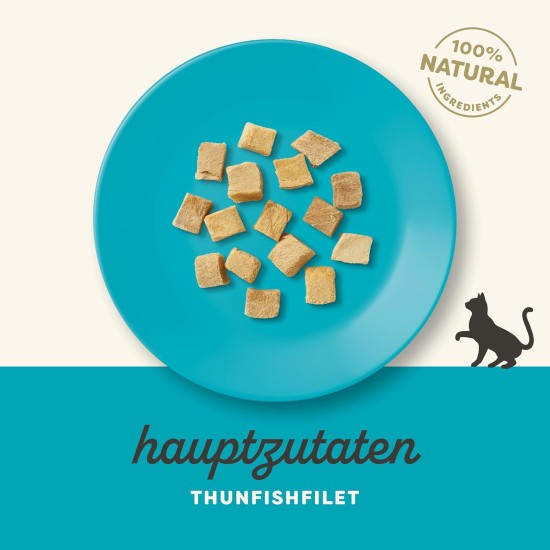 Applaws 100% Natural Cat Snacks, Freeze Dried Tuna Fillet - Pack of 12 x 10g Bags Applaws 100% Natural Cat Snacks, Freeze Dried Tuna Fillet - Pack of 12 x 10g Bags