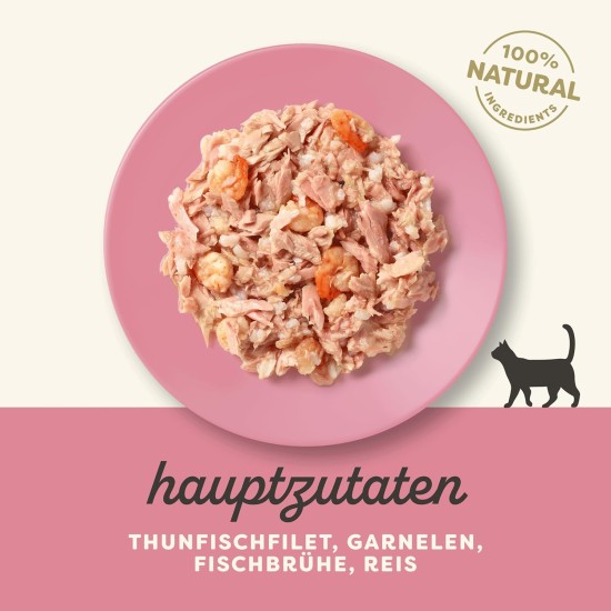Applaws 100% Natural Premium Wet Cat Food Tuna Fillet in Broth - Pack of 24 x 156g Cans Applaws 100% Natural Premium Wet Cat Food Tuna Fillet in Broth - Pack of 24 x 156g Cans