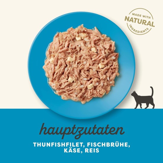 Applaws 100% Natural Premium Wet Cat Food Tuna Fillet in Broth - Pack of 24 x 156g Cans Applaws 100% Natural Premium Wet Cat Food Tuna Fillet in Broth - Pack of 24 x 156g Cans