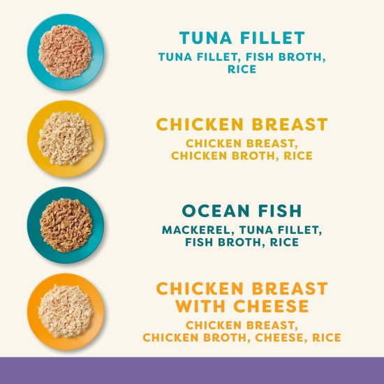 Applaws 100% Natural Premium Wet Cat Food in Broth for Adult Cats - Tuna, Chicken, Sea Fish Mixed Selection in Broth - Pack of 12 x 70g Cans Applaws 100% Natural Premium Wet Cat Food in Broth for Adult Cats - Tuna, Chicken, Sea Fish Mixed Selection in Broth - Pack of 12 x 70g Cans