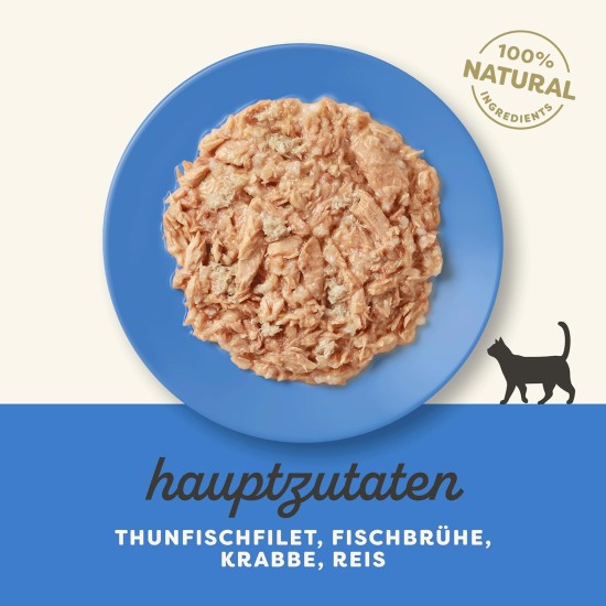 Applaws 100% Natural Premium Wet Cat Food in Broth for Adult Cats - Tuna, Chicken, Sea Fish Mixed Selection in Broth - Pack of 12 x 70g Cans Applaws 100% Natural Premium Wet Cat Food in Broth for Adult Cats - Tuna, Chicken, Sea Fish Mixed Selection in Broth - Pack of 12 x 70g Cans
