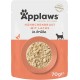 Applaws 100% Natural Wet Food for Cats, Chicken Breast with Salmon in Broth - Pack of 12 x 70g Bags Applaws 100% Natural Wet Food for Cats, Chicken Breast with Salmon in Broth - Pack of 12 x 70g Bags