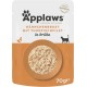 Applaws 100% Natural Wet Food for Cats, Chicken Breast with Tuna Fillet in Broth - Pack of 12 x 70g Bags Applaws 100% Natural Wet Food for Cats, Chicken Breast with Tuna Fillet in Broth - Pack of 12 x 70g Bags