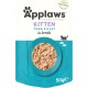 Applaws 100% Natural Wet Food for Kittens, Tuna Fillet in Broth - Pack of 12 x 50g Bags Applaws 100% Natural Wet Food for Kittens, Tuna Fillet in Broth - Pack of 12 x 50g Bags