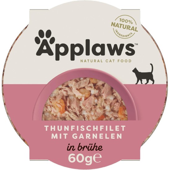 Applaws Cat Food - Tuna Fillet & Crab Pots - 10 x 60g Applaws Cat Food - Tuna Fillet & Crab Pots - 10 x 60g