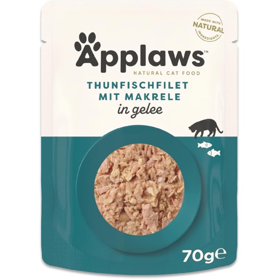 Applaws Cat Pouch Fish Selection in Jelly MP 1 x (12 x 70 g) Applaws Cat Pouch Fish Selection in Jelly MP 1 x (12 x 70 g)