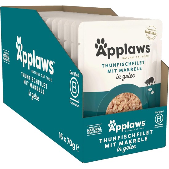 Applaws Cat Pouch Fish Selection in Jelly MP 1 x (12 x 70 g) Applaws Cat Pouch Fish Selection in Jelly MP 1 x (12 x 70 g)