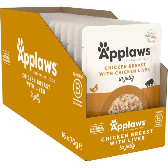 Applaws Cat Pouch Fish Selection in Jelly MP 1 x (12 x 70 g) Applaws Cat Pouch Fish Selection in Jelly MP 1 x (12 x 70 g)
