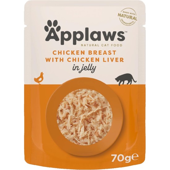 Applaws Cat Pouch Fish Selection in Jelly MP 1 x (12 x 70 g) Applaws Cat Pouch Fish Selection in Jelly MP 1 x (12 x 70 g)