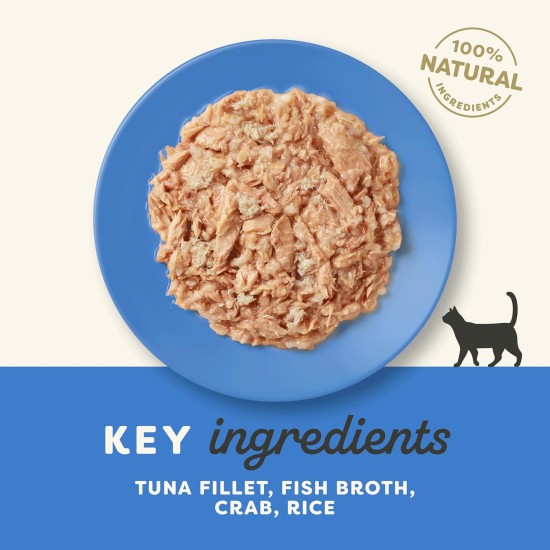 Applaws Cat Tin Tuna Fillet & Crab Meat, Pack of 24 (24 x 70 g) Applaws Cat Tin Tuna Fillet & Crab Meat, Pack of 24 (24 x 70 g)