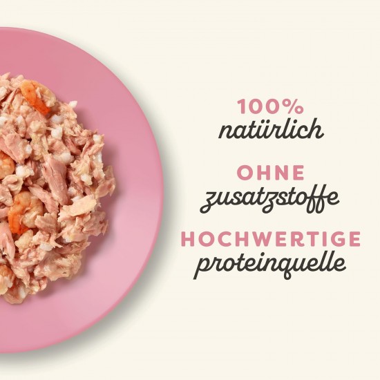 Applaws Cat Tuna Fillet & Shrimp 24 x 156g Applaws Cat Tuna Fillet & Shrimp 24 x 156g