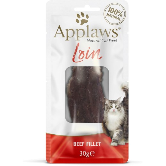 Applaws Natural Cat Treat, Whole Tuna Loin Cat Snack, 30 g Bag (Pack of 12 Bags) Applaws Natural Cat Treat, Whole Tuna Loin Cat Snack, 30 g Bag (Pack of 12 Bags)