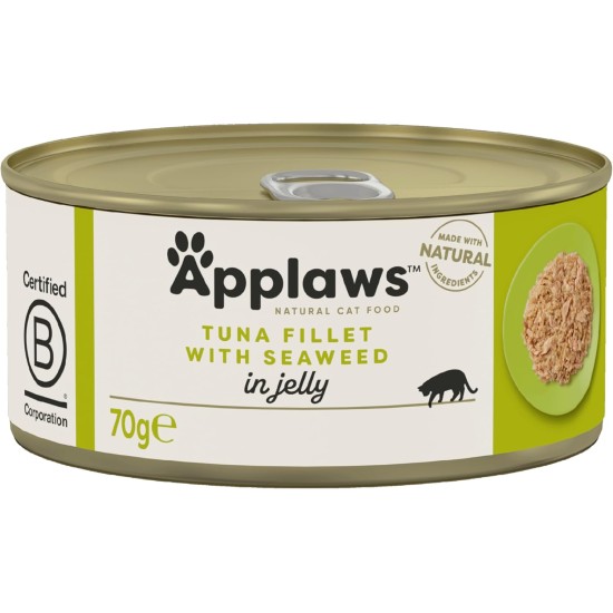 Applaws Natural Wet Cat Food Fish Selection in Jelly (Pack of 12 x 70g Tins) Applaws Natural Wet Cat Food Fish Selection in Jelly (Pack of 12 x 70g Tins)
