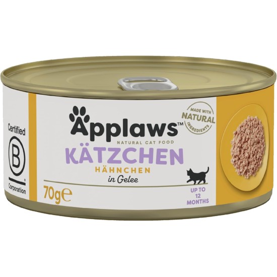 Applaws Natural Wet Cat Food Fish Selection in Jelly (Pack of 12 x 70g Tins) Applaws Natural Wet Cat Food Fish Selection in Jelly (Pack of 12 x 70g Tins)