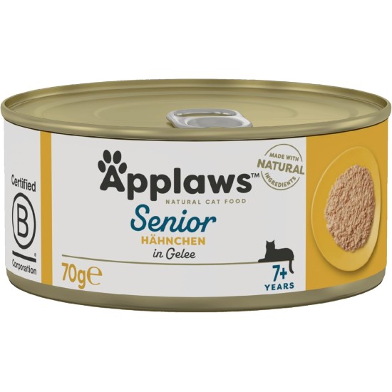 Applaws Natural Wet Cat Food Fish Selection in Jelly (Pack of 12 x 70g Tins) Applaws Natural Wet Cat Food Fish Selection in Jelly (Pack of 12 x 70g Tins)