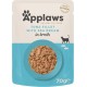Applaws Premium Natural Wet Cat Food, Tuna Fillet with Pacific Shrimp in Broth, 70 g Portion Bag (12 x 70 g) Applaws Premium Natural Wet Cat Food, Tuna Fillet with Pacific Shrimp in Broth, 70 g Portion Bag (12 x 70 g)