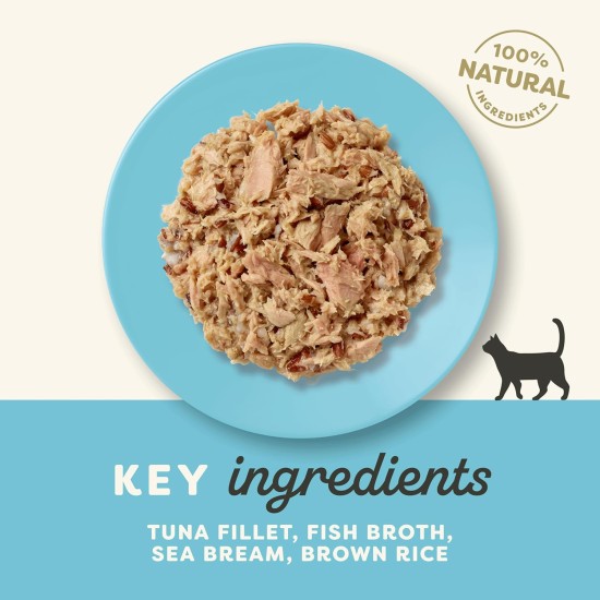 Applaws Premium Natural Wet Cat Food, Tuna Fillet with Pacific Shrimp in Broth, 70 g Portion Bag (12 x 70 g) Applaws Premium Natural Wet Cat Food, Tuna Fillet with Pacific Shrimp in Broth, 70 g Portion Bag (12 x 70 g)