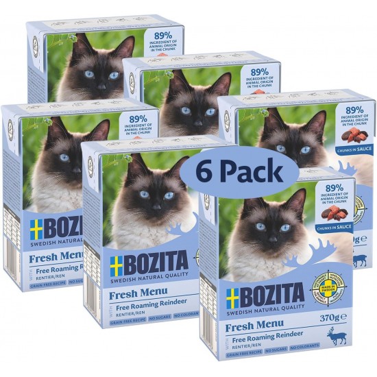 Bozita Appetizers in Sauce with Chicken and Turkey Multibox 6 x 370 g in Tetra Bozita Appetizers in Sauce with Chicken and Turkey Multibox 6 x 370 g in Tetra