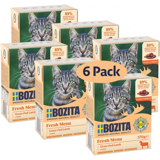 Bozita Appetizers in Sauce with Chicken and Turkey Multibox 6 x 370 g in Tetra Bozita Appetizers in Sauce with Chicken and Turkey Multibox 6 x 370 g in Tetra