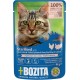 Bozita Sterilised Wet Food Appetizers in Sauce with Chicken and Turkey - 12 x 85 g Portion Bag Grain-Free & Wheat-free Food for Sterilised Cats - Cat Food with 8.5% Protein & 3.5% Fat Content Bozita Sterilised Wet Food Appetizers in Sauce with Chicken and Turkey - 12 x 85 g Portion Bag Grain-Free & Wheat-free Food for Sterilised Cats - Cat Food with 8.5% Protein & 3.5% Fat Content