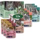 Bozita Wet Food Appetizers in Jelly with Fish and Meat, 12 x 85 g Portion Bag, Grain-Free & Wheat-free Food for Cats, Wet Cat Food for Adult Cats with 8.5% Protein & 4.5% Fat Content Bozita Wet Food Appetizers in Jelly with Fish and Meat, 12 x 85 g Portion Bag, Grain-Free & Wheat-free Food for Cats, Wet Cat Food for Adult Cats with 8.5% Protein & 4.5% Fat Content