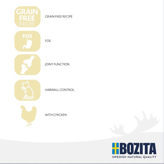 Bozita Wet Food Senior 8+ Appetizers in Sauce with Lots of Chicken - 12 x 85 g Portion Bag Grain-Free & Wheat Free Food for Cats - Cats Wet Food with 8.5% Protein & 4.5% Fat Content Bozita Wet Food Senior 8+ Appetizers in Sauce with Lots of Chicken - 12 x 85 g Portion Bag Grain-Free & Wheat Free Food for Cats - Cats Wet Food with 8.5% Protein & 4.5% Fat Content