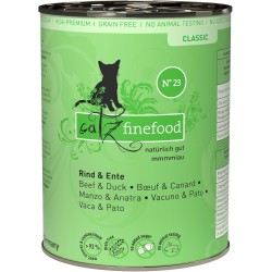Catz Finefood Can 6 x 400g - Beef & Duck Catz Finefood Can 6 x 400g - Beef & Duck