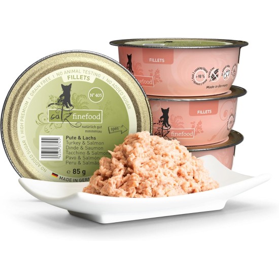 Catz finefood Number 403 – Chicken Fillets in Jelly Pack of 12 x 85 g Catz finefood Number 403 – Chicken Fillets in Jelly Pack of 12 x 85 g