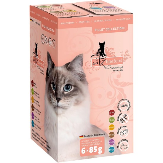 Catz finefood Number 403 – Chicken Fillets in Jelly Pack of 12 x 85 g Catz finefood Number 403 – Chicken Fillets in Jelly Pack of 12 x 85 g
