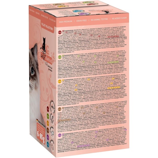 Catz finefood Number 403 – Chicken Fillets in Jelly Pack of 12 x 85 g Catz finefood Number 403 – Chicken Fillets in Jelly Pack of 12 x 85 g