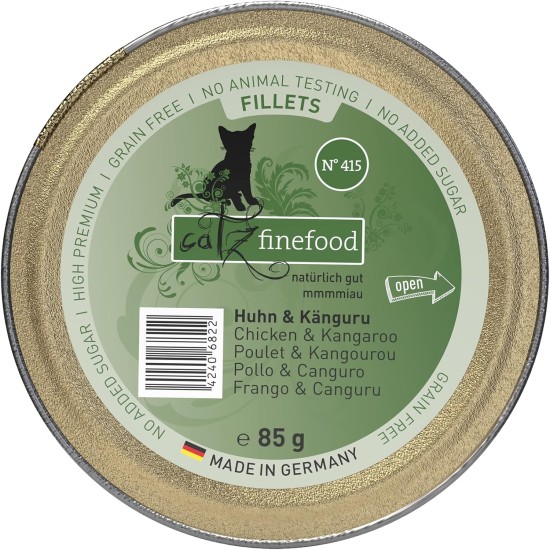 Catz finefood Number 403 – Chicken Fillets in Jelly Pack of 12 x 85 g Catz finefood Number 403 – Chicken Fillets in Jelly Pack of 12 x 85 g