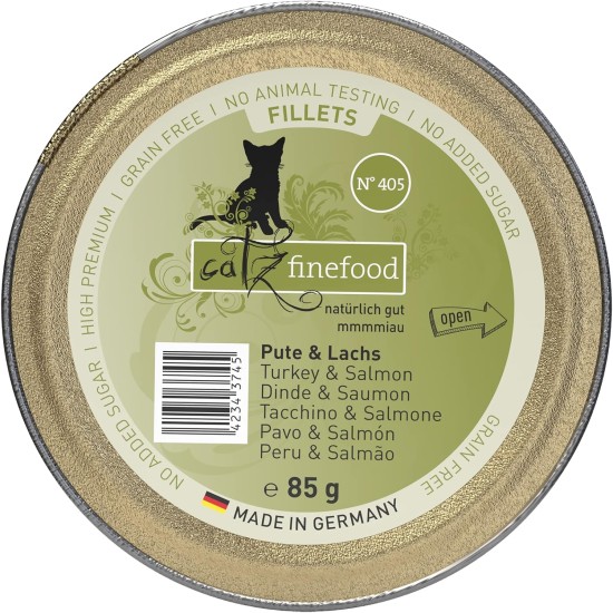 Catz finefood Number 403 – Chicken Fillets in Jelly Pack of 12 x 85 g Catz finefood Number 403 – Chicken Fillets in Jelly Pack of 12 x 85 g