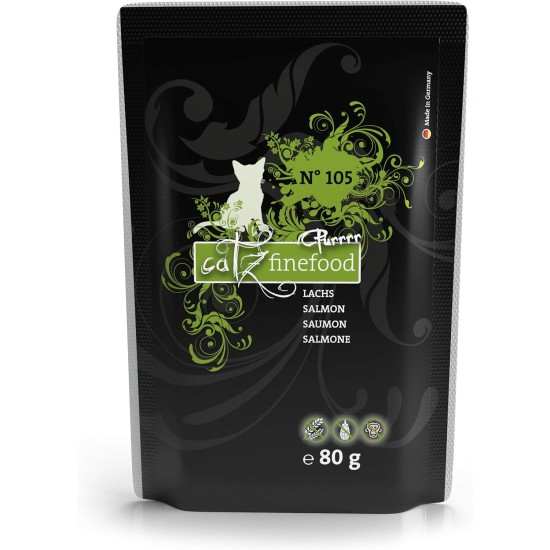 Catz finefood Purrrr No.105 Salmon (1 x 80 g) Catz finefood Purrrr No.105 Salmon (1 x 80 g)