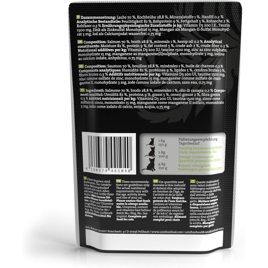 Catz finefood Purrrr No.105 Salmon (1 x 80 g) Catz finefood Purrrr No.105 Salmon (1 x 80 g)