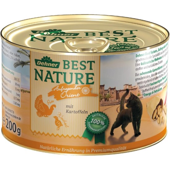 Dehner Premium Cat Food, Wet Food, Grain Free, for Adult Cats, Poultry, 6 x 400 g Tubs (2.4 kg) Dehner Premium Cat Food, Wet Food, Grain Free, for Adult Cats, Poultry, 6 x 400 g Tubs (2.4 kg)