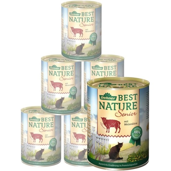 Dehner Premium Cat Food, Wet Food, Grain Free, for Adult Cats, Poultry, 6 x 400 g Tubs (2.4 kg) Dehner Premium Cat Food, Wet Food, Grain Free, for Adult Cats, Poultry, 6 x 400 g Tubs (2.4 kg)