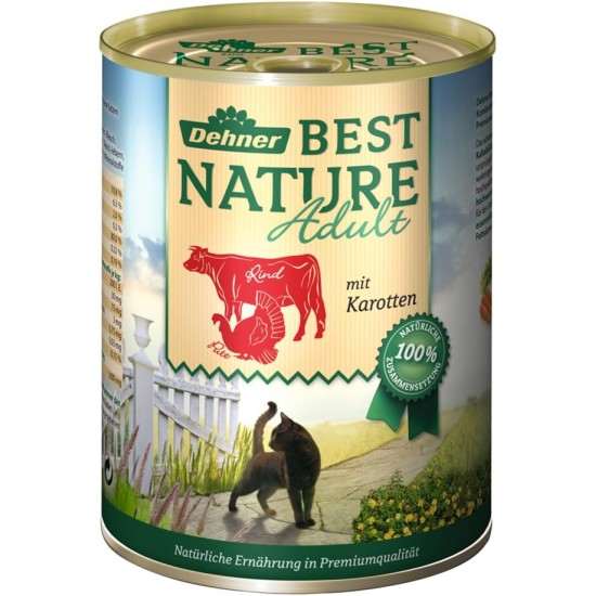 Dehner Premium Cat Food, Wet Food, Grain Free, for Adult Cats, Poultry, 6 x 400 g Tubs (2.4 kg) Dehner Premium Cat Food, Wet Food, Grain Free, for Adult Cats, Poultry, 6 x 400 g Tubs (2.4 kg)