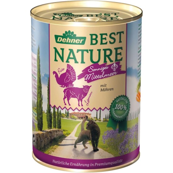 Dehner Premium Cat Food, Wet Food, Grain Free, for Adult Cats, Poultry, 6 x 400 g Tubs (2.4 kg) Dehner Premium Cat Food, Wet Food, Grain Free, for Adult Cats, Poultry, 6 x 400 g Tubs (2.4 kg)