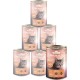 Dehner Premium Cat Food, Wet Food, Grain-Free, for Adult Cats, Turkey, 6 x 400 g Tin (2.4 kg) Dehner Premium Cat Food, Wet Food, Grain-Free, for Adult Cats, Turkey, 6 x 400 g Tin (2.4 kg)