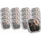 Dehner Wild Nature Heidetal Cat Food, Wet Food, Grain-Free / Sugar-Free, for Adult Cats, Rabbits, Chicken, 16 x 100 g Bowl (1.6 kg)