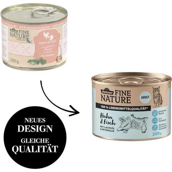 Dehner fine nature Cat Food Adult, Chicken, Quality of Life Dehner fine nature Cat Food Adult, Chicken, Quality of Life