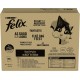 FELIX | Delicate Conical | Adult Cat | Jelly | 100% Complete and Balanced Formula | With Tuna, Cod, Beef and Chicken | Fresh Bag | 80 x 85g FELIX | Delicate Conical | Adult Cat | Jelly | 100% Complete and Balanced Formula | With Tuna, Cod, Beef and Chicken | Fresh Bag | 80 x 85g