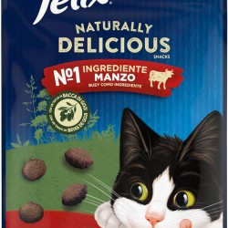 FELIX Naturally Delicious Snack for Adult Cats with Beef and Goji Berry 8 Packs of 50g FELIX Naturally Delicious Snack for Adult Cats with Beef and Goji Berry 8 Packs of 50g